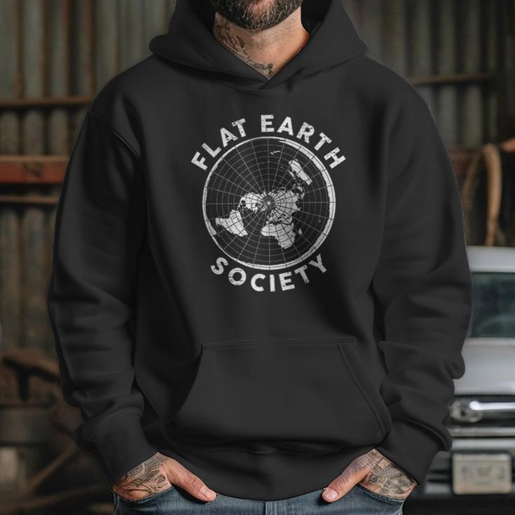 Flat Earth Society Conspiracy Theory Earther Gift Hoodie Gifts for Her