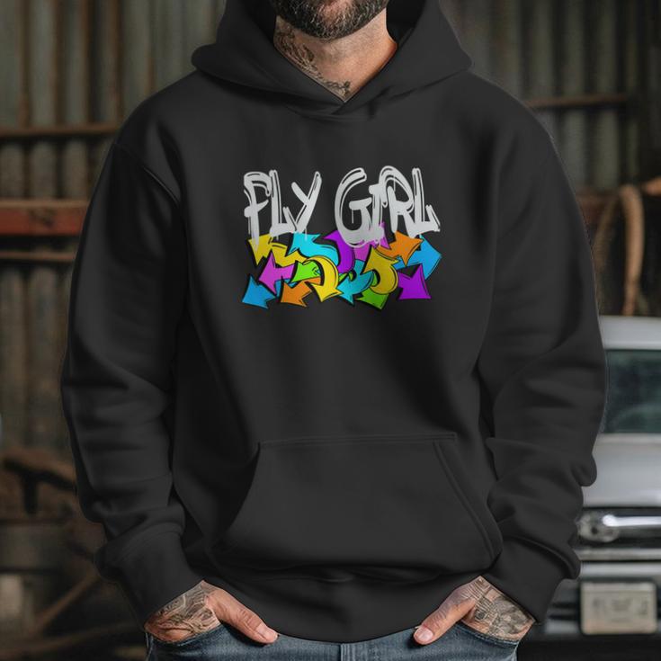 Fly Girl 80S 90S Girl Old School Hip Hop Hoodie Gifts for Her