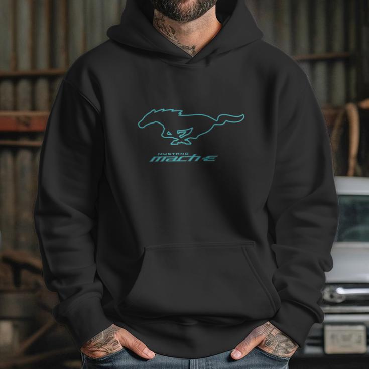 Ford Mustang Mach-E Blue Pony Logo T-Shirt Hoodie Gifts for Her