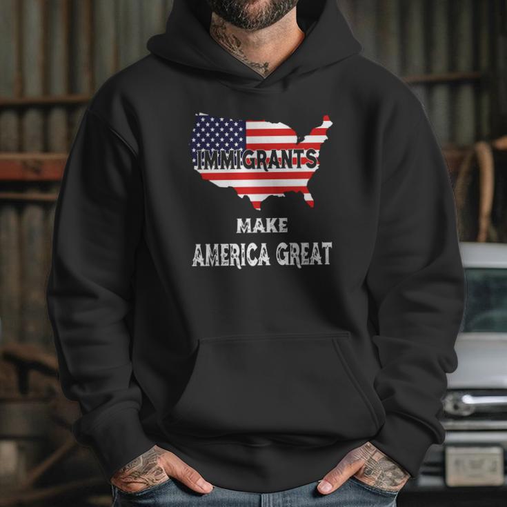 Never Forget Immigrants Make America Great T-Shirt Hoodie Gifts for Her