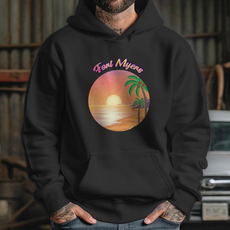 Fort Myers Florida Summer Vacation Souvenir Graphic Design Printed Casual Daily Basic Hoodie Gifts for Her