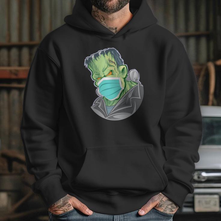 Frankenstein Pandemic Virus Mask Hoodie Gifts for Her