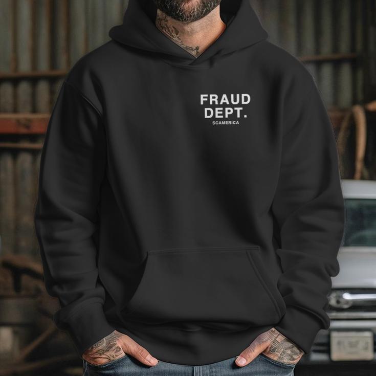 Fraud Dept Department Scamerica Hoodie Gifts for Her