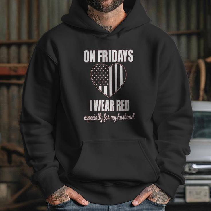 On Fridays I Wear Red Hoodie Gifts for Her