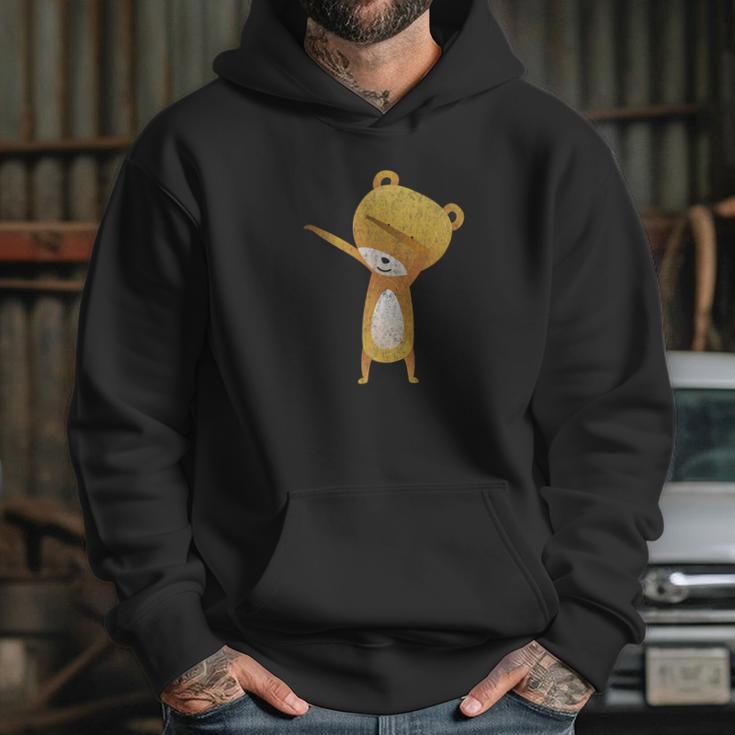 Funny Bear Dabbing Hip Hop Dance Hoodie Gifts for Her