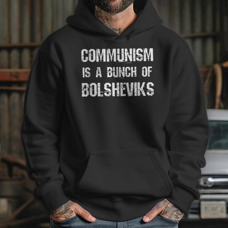 Funny Communism Is A Bunch Of Bolsheviks Communist Joke Pun Hoodie Gifts for Her