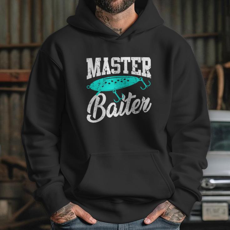 Funny Fishermen Gifts Adult Humor Fishing Tees Master Baiter Hoodie Gifts for Her