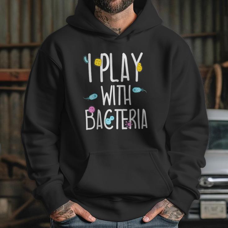 Funny Lab Tech Med Technician Play With Bacteria Gift Idea Hoodie Gifts for Her