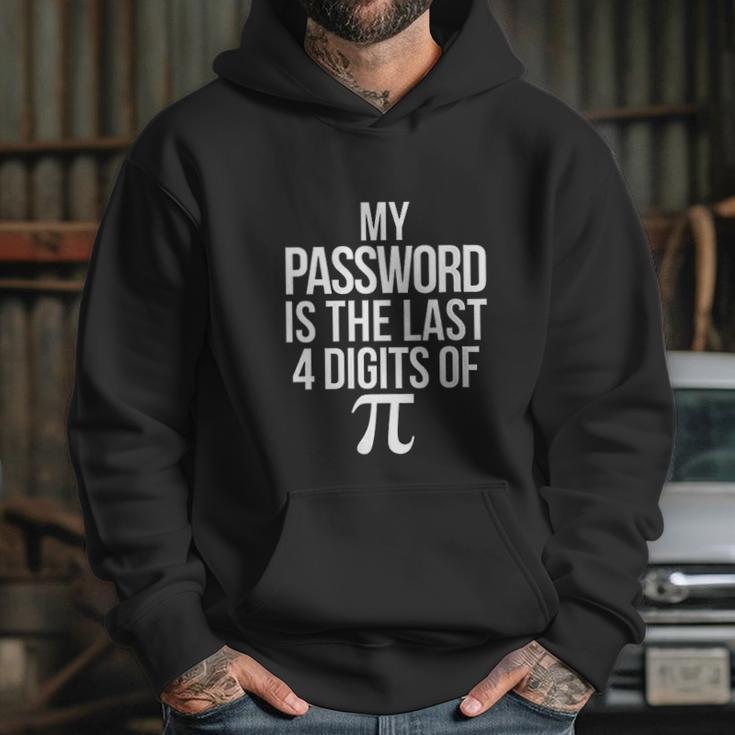 Funny Math Pun Joke My Password Is The Last 4 Digits Of Pi Hoodie Gifts for Her