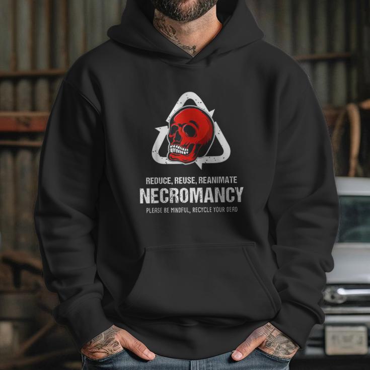 Funny Necromancy Gamer D20 Dice Dungeon Dragons Gaming Gift Hoodie Gifts for Her