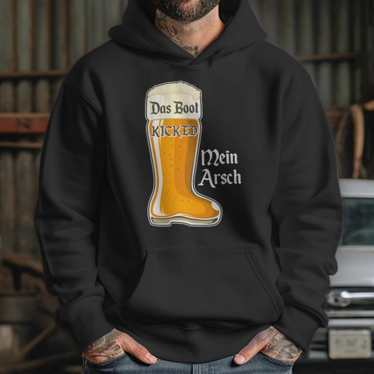 Funny Oktoberfest Das Boot Kicked Mein Arsch Hoodie Gifts for Her