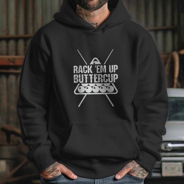 Funny Pool Billards Rack Em Up Buttercup Hoodie Gifts for Her