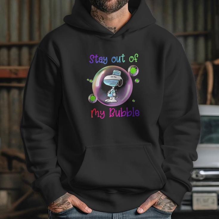 Funny Stay Out Of My Bubble Shirts Snoopy Lovers Tshirt Quarantined Social Distancing Stay At Home Tshirt Hoodie Gifts for Her