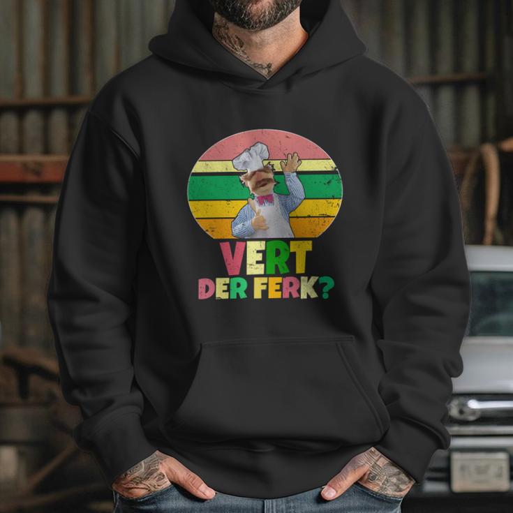 Funny Vintage Vert Der Ferk Retro Swedish Chef Hoodie Gifts for Her