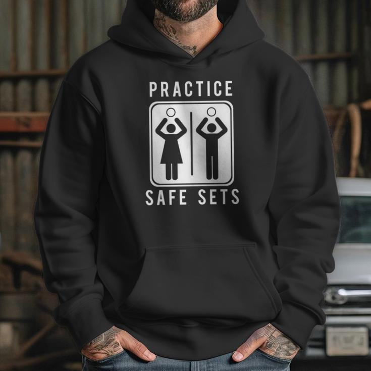 Funny Vollyball Pun Team Practice Safe Sets Tee Hoodie Gifts for Her