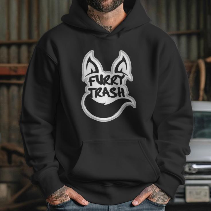 Fursona Furry Trash Furries Tail Ears Cosplay Hoodie Gifts for Her