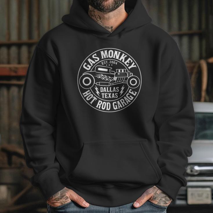 Gas Monkey Hot Rod Garage Vintage Car Outline Hoodie Gifts for Her