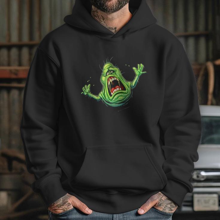 Ghostbusters Slimer Screaming Portrait Hoodie Gifts for Her