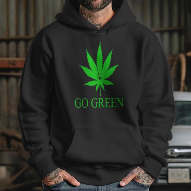 Go Green WeedShirt - Vape Nation - Marijuana Leaf 420 Hoodie Gifts for Her