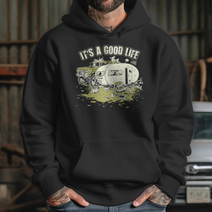 Good Life Jeep Car Camping Hoodie Gifts for Her