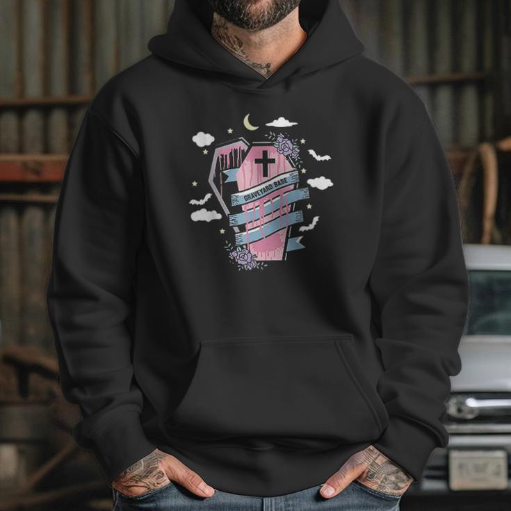 Graveyard Babe Pastel Goth Aesthetic Egirl Soft Goth Girl Hoodie Gifts for Her