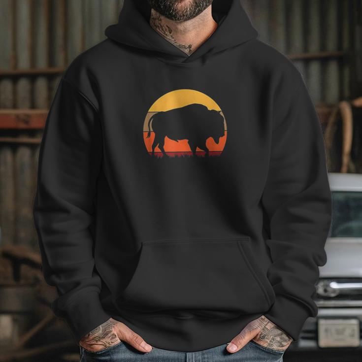 Great American Buffalo With A Vintage Hoodie Gifts for Her