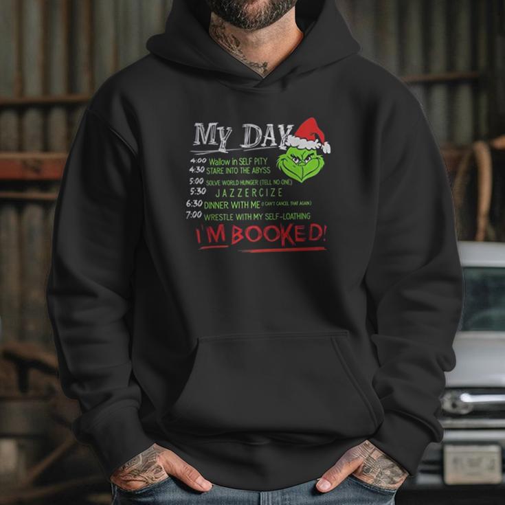 The Grinch My Day List Time Im Booked Hoodie Gifts for Her