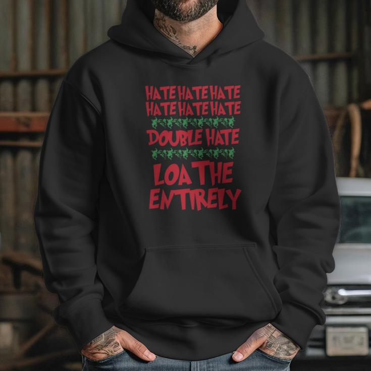 The Grinch The Grinch Grinch Hate Double Hate Hoodie Gifts for Her