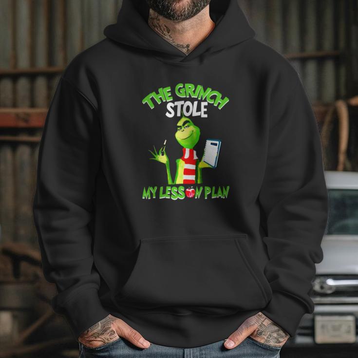 The Grinch Stole My Lesson Plan Hoodie Gifts for Her