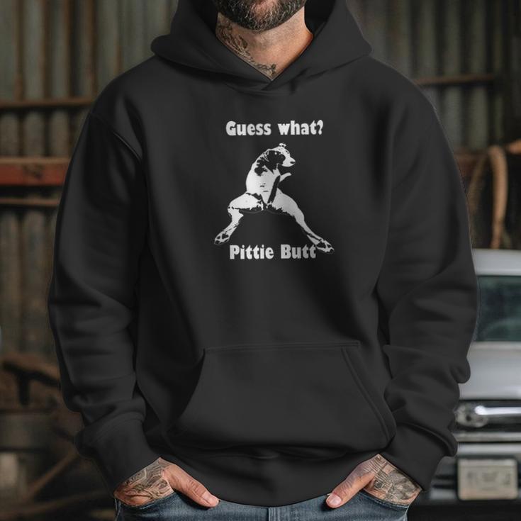 Guess What Pittie Pit Bull Staffy Pit Bulls Hoodie Gifts for Her