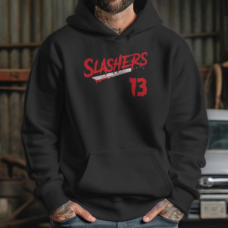 Haase Unlimited Slashers Voorhees 13 Jersey Horror Movie Friday Hoodie Gifts for Her