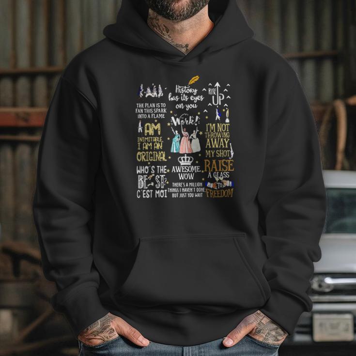 Hamilton Musical Best Quotes Hoodie Gifts for Her