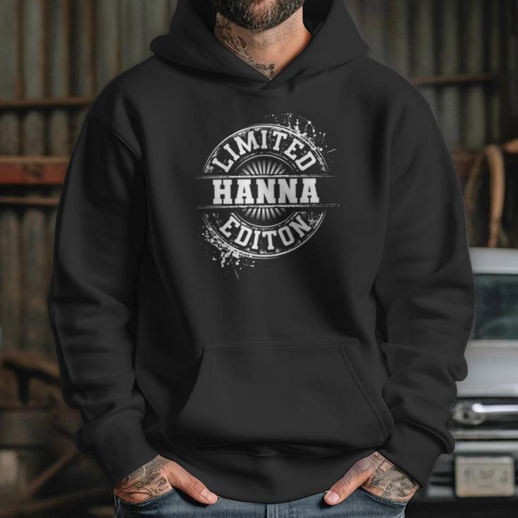 Hanna Funny Surname Family Tree Birthday Reunion Gift Idea Hoodie Gifts for Her