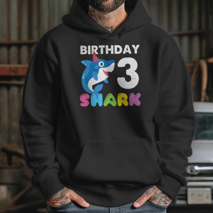 Happy 3Rd Birthday To Baby Shark With Wonderful Things Hoodie Gifts for Her