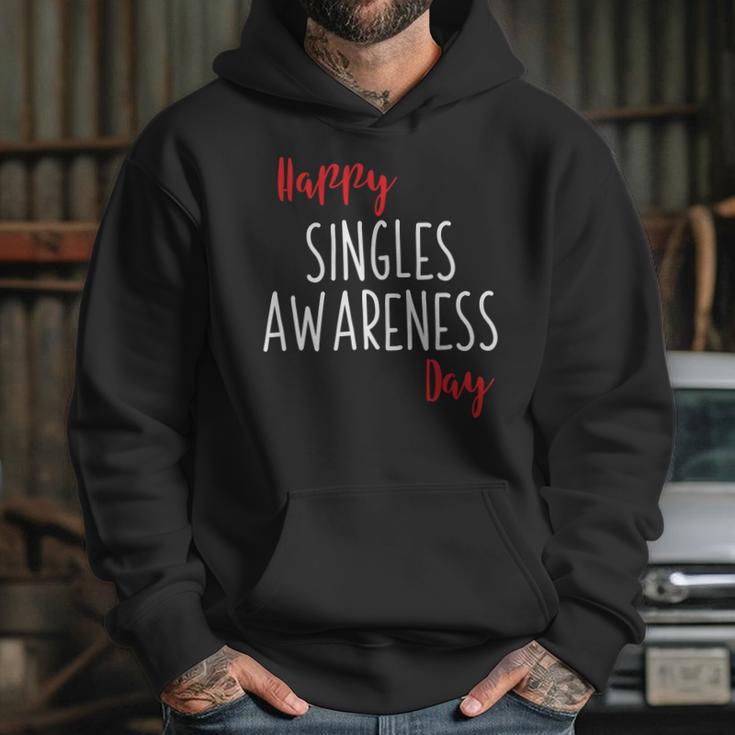 Happy Singles Awareness Day Anti Valentines Day Hoodie Gifts for Her