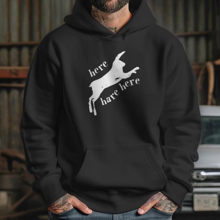 Here Hare Here Monty Python Hoodie Gifts for Her