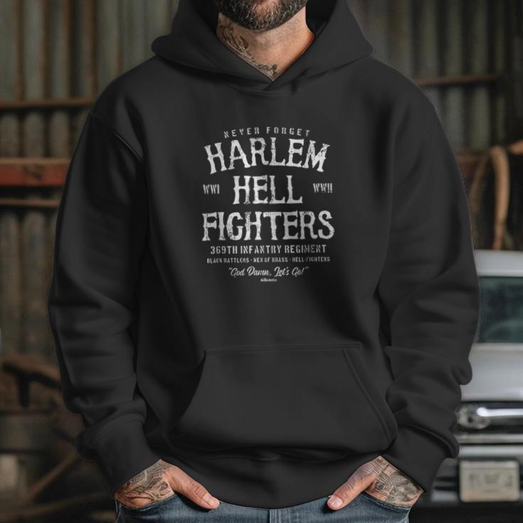 Harlem Hellfighters Black Military History Soldiers Wwi Wwii Hoodie Gifts for Her