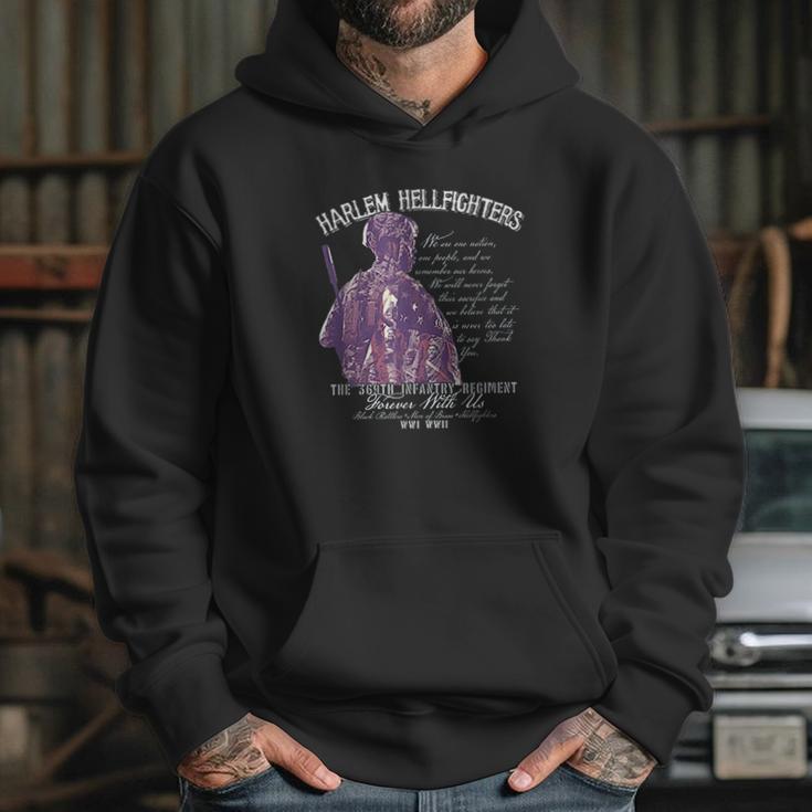 Harlem Hellfighters Soldiers Vintage Black Military History Hoodie Gifts for Her