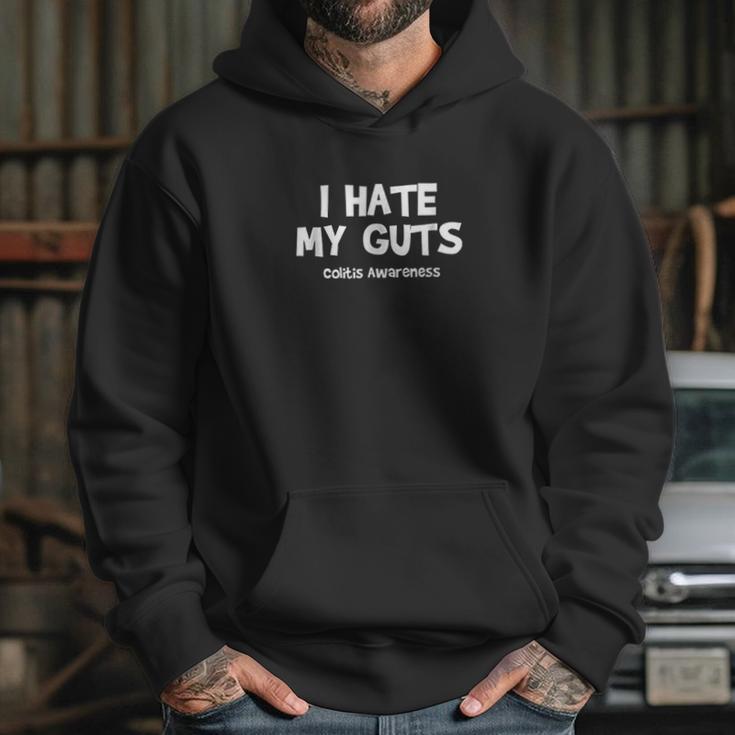 I Hate My Guts Funny Awareness Hoodie Gifts for Her