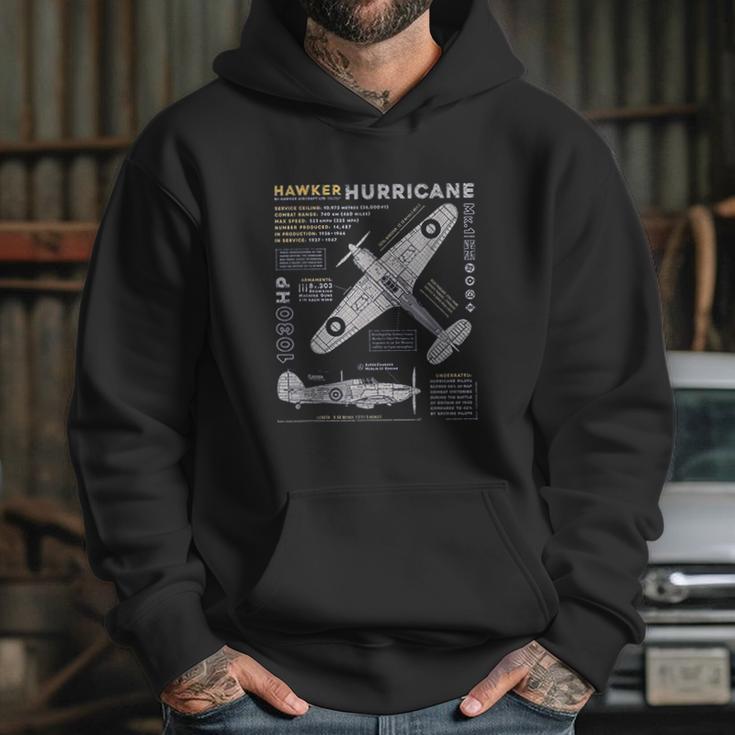 Hawker Hurricane Battle Of Britain Wwii Raf Fighter Plane Hoodie Gifts for Her