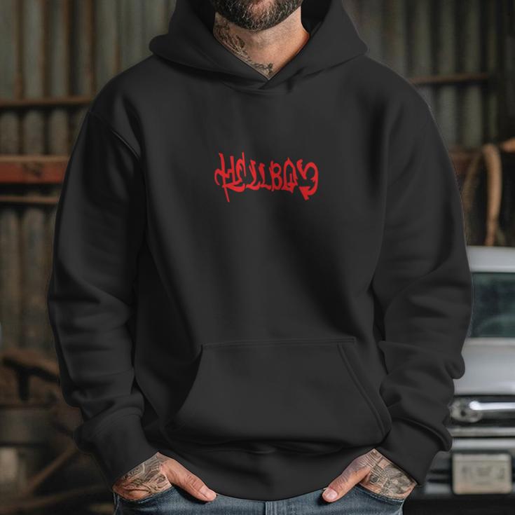 Hellboy Embroidered Long Sleeve Hoodie Gifts for Her