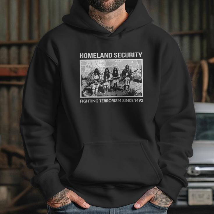 Homeland Security Fighting Terrorism Since 1942 Indian Guys Hoodie Gifts for Her