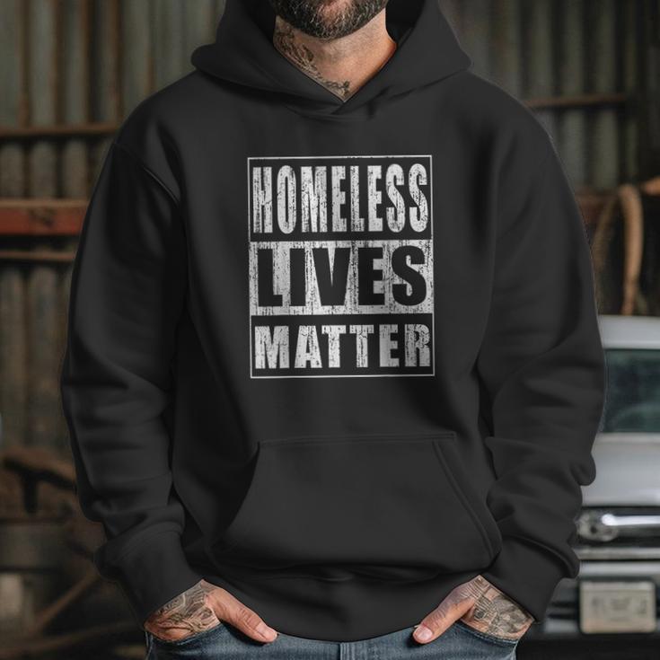 Homeless Lives Matter Funny Homeless Rights Activist Gift Hoodie Gifts for Her