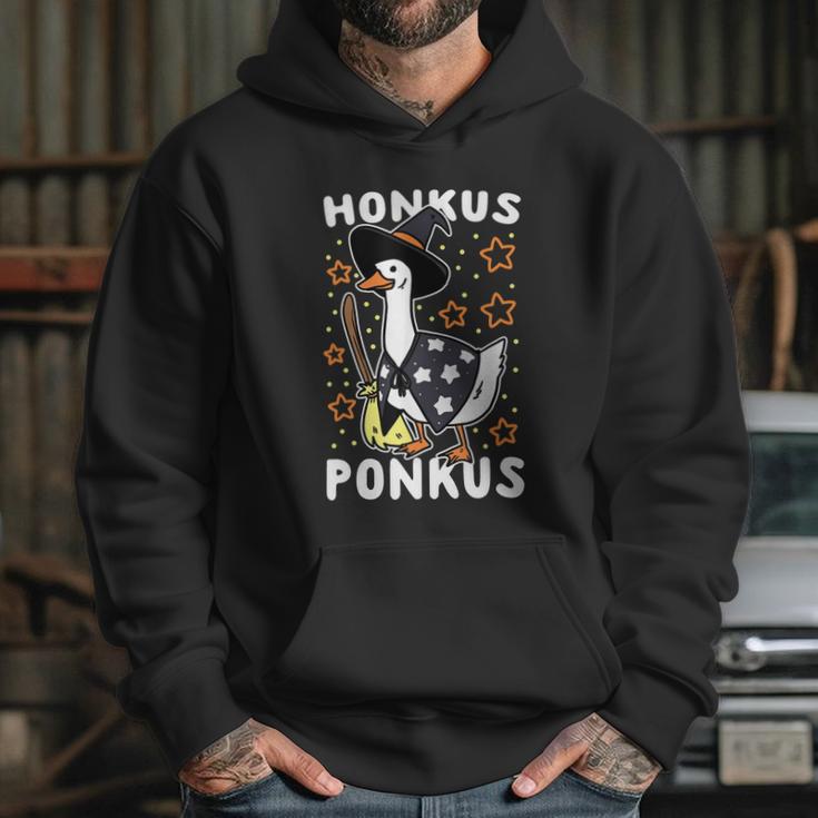 Honkus Ponkus Hocus Pocus Goose Halloween Witch Funny Cute Hoodie Gifts for Her