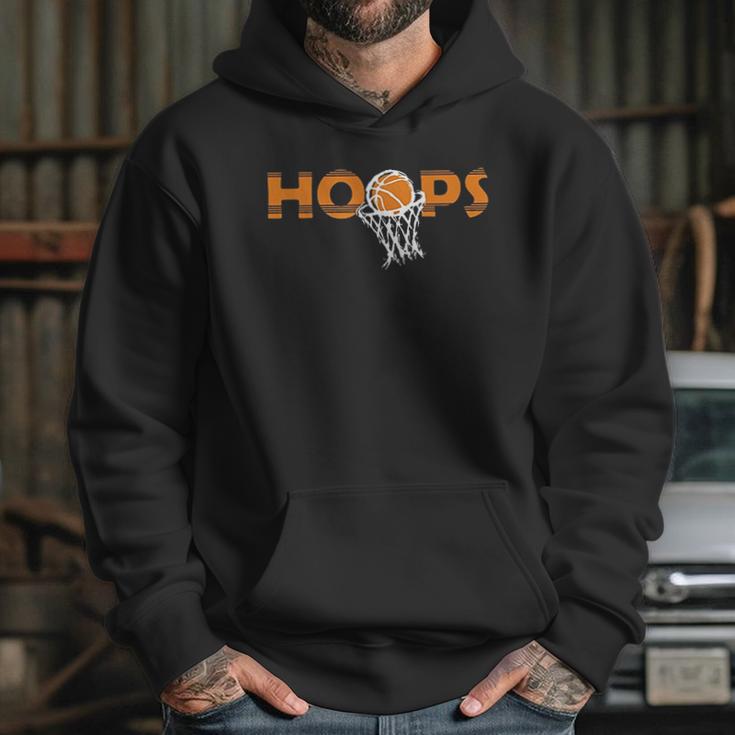 Hoops Basketball Hoodie Gifts for Her