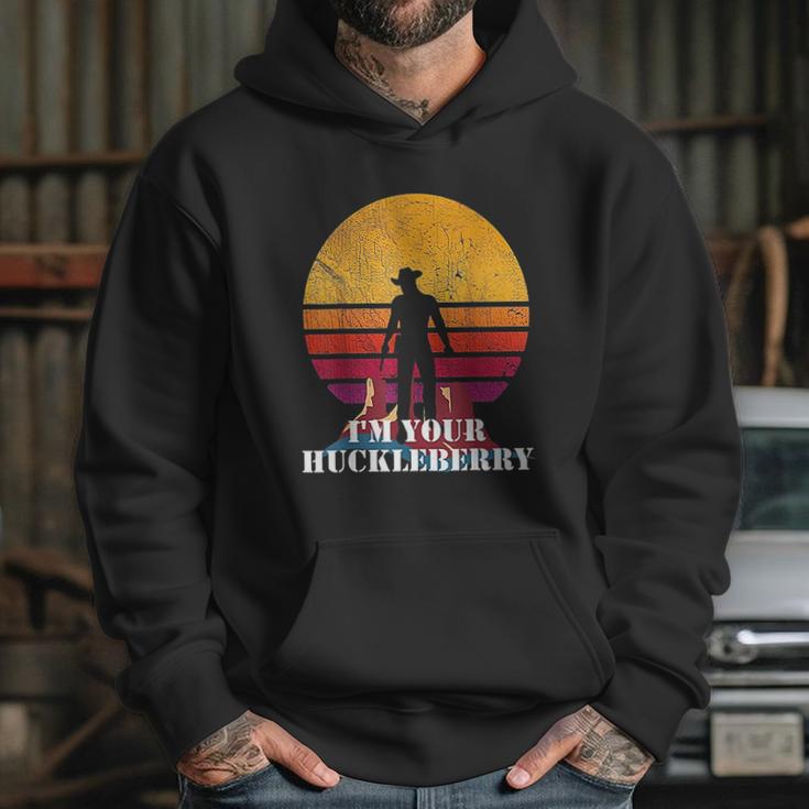 Im Your Huckleberry Western Quote Vintage Hoodie Gifts for Her