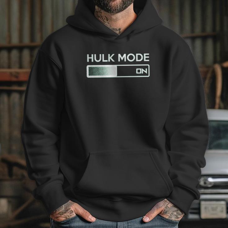 Hulk Mode On Funny Graphic Gym Workout Hoodie Gifts for Her