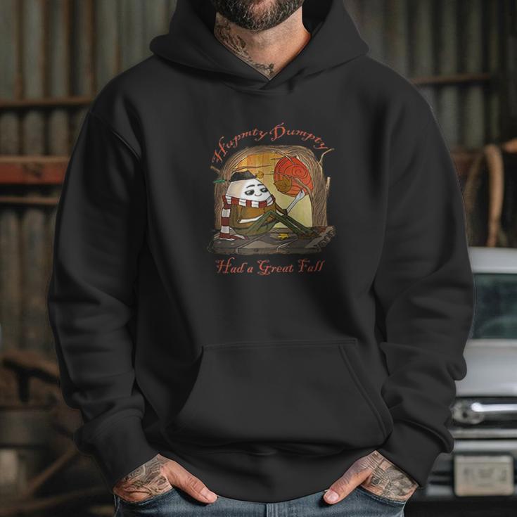 Humpty Dumpty Had A Great Fall Funny Weather Pun Hoodie Gifts for Her