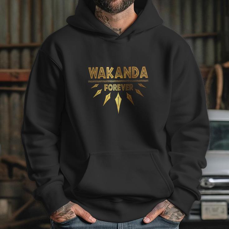 Iapparel Wakanda Forever Gold Foil Hoodie Gifts for Her