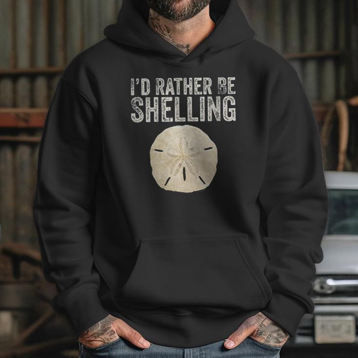 Id Rather Be Shelling For Ocean Loving Sea Shell Hunters Hoodie Gifts for Her